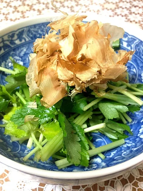 根三つ葉のおひたし|カフェアジアンさん