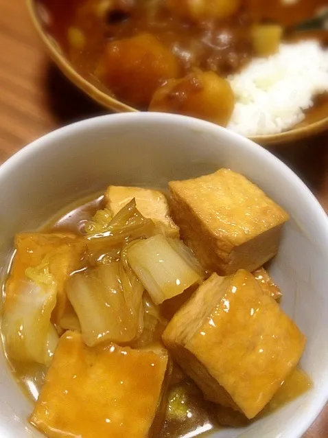 揚げ出し豆腐と白菜のとろとろ煮|西川明日香さん