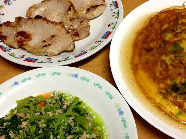 Snapdishの料理写真:2013.2.22夕ご飯|天城心中さん