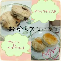 Snapdishの料理写真:ヘルシーおからスコーン♪|エンさん