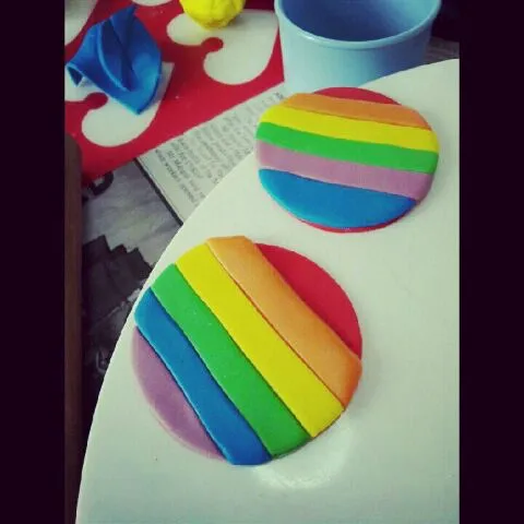 rainbow fondant|genさん