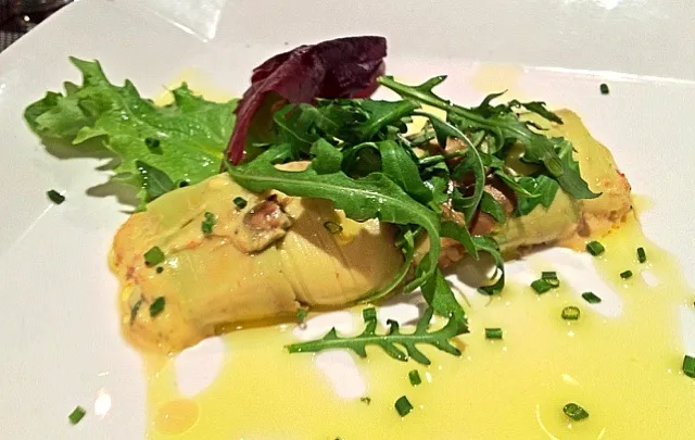 Advocado and crawfish cannelloni.|De Pupesさん