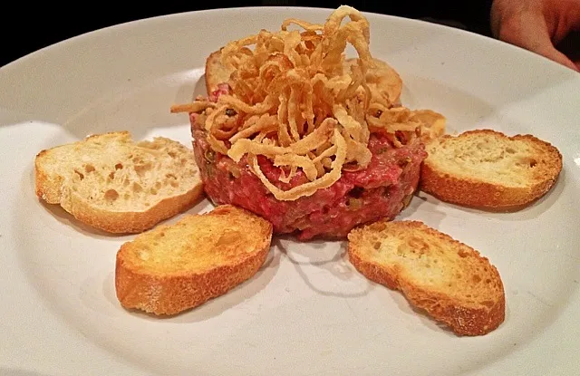 Steak tartar wih crispy spiral onion! #mmm|De Pupesさん