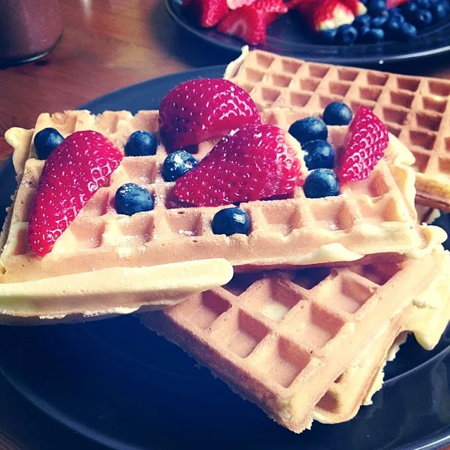 Homemade waffles|Marina Lesauvageさん