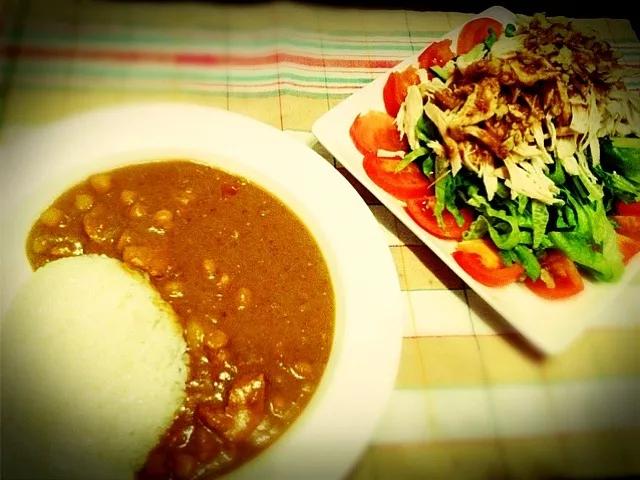 香辛料たっぷりココナッツミルクチキンカレー＊バンバンジー|まどかさん