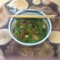 Snapdishの料理写真:職場での昼食に作った野菜スープ|humangapさん