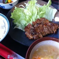 Snapdishの料理写真:宮ヶ瀬名物とんちき定食|Ｋさん