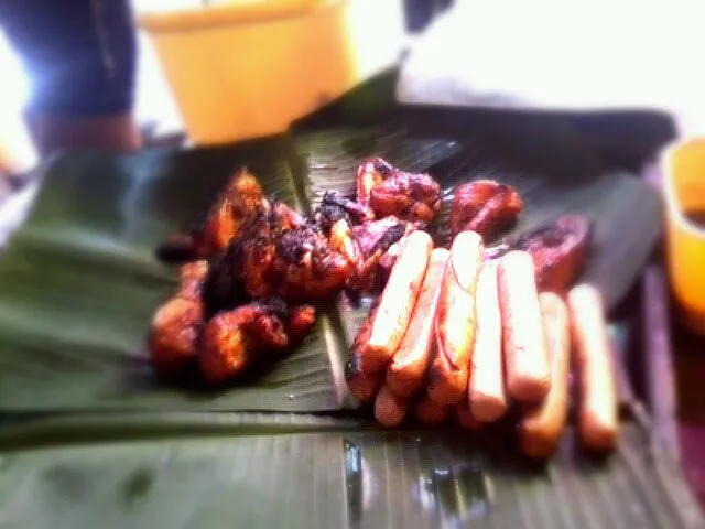 bbq with hot dog|rusdy safuanさん