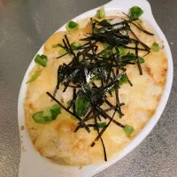 Snapdishの料理写真:鶏肉ときのこの長芋和風グラタン|はるかさん