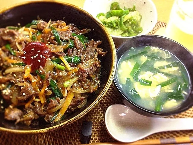 ブルコギ丼っ  ランチ|かなさん