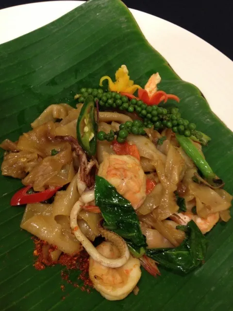 Snapdishの料理写真:Pad khee Mao; Spicy stir fried noodles with seafood|Prae~*さん