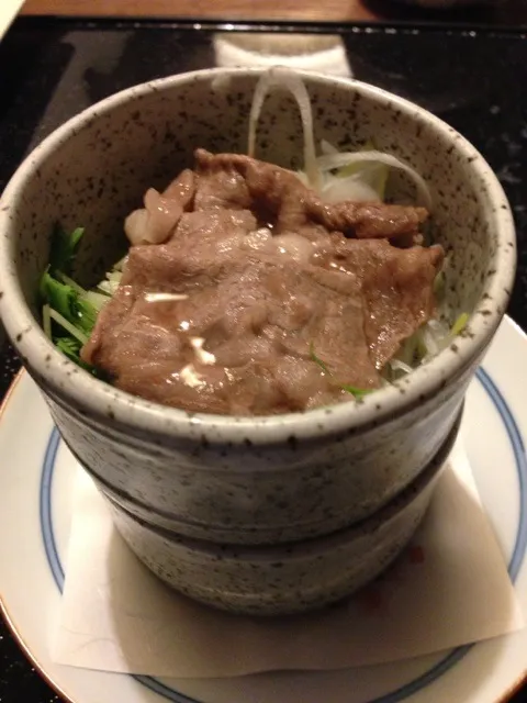 Snapdishの料理写真:国産牛肉の茶碗蒸し|chariotさん