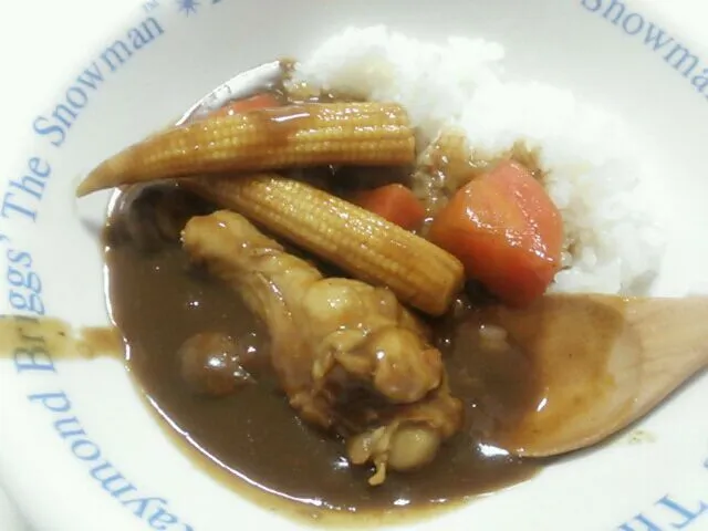 骨付きチキンカレー|わこさん