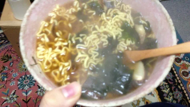 喜多方ラーメン椎茸ワカメ入り|ばんなおさん