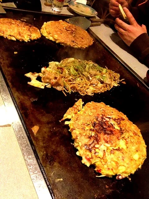 Snapdishの料理写真:お好み焼き&焼きそば|愛子さん