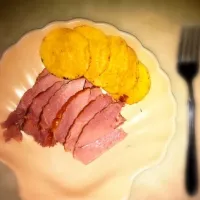 Smoked ham with "nachips"|chloeさん