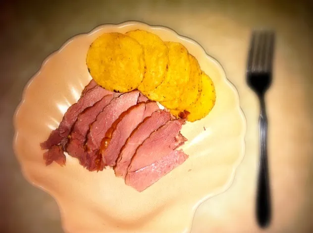 Smoked ham with "nachips"|chloeさん