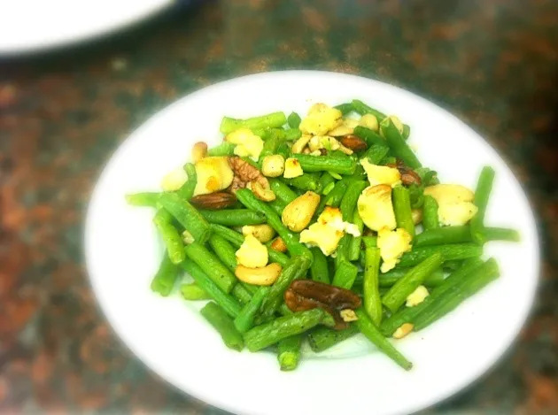 Garlic and blue cheese green bean|danielleさん