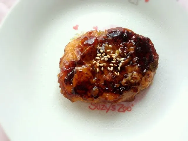 里芋のなんちゃって照り焼きバーグ|あいこどんさん