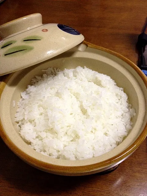 土鍋で炊いたご飯|螢さん