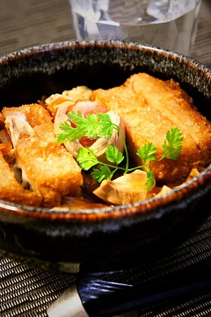 高野豆腐のカツ丼|たにたにさん