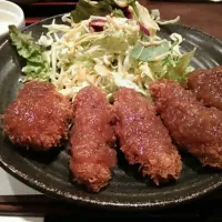 チキンカツ定食|さやなおさん