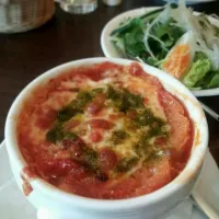 Snapdishの料理写真:ミネストローネのグラタンsoup(*Ü*)*. ♪|なーさんさん