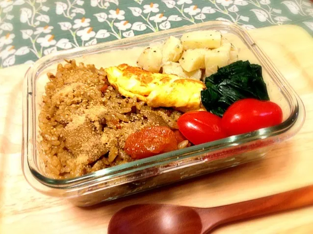 根菜オムカレーのお弁当|ユキさん