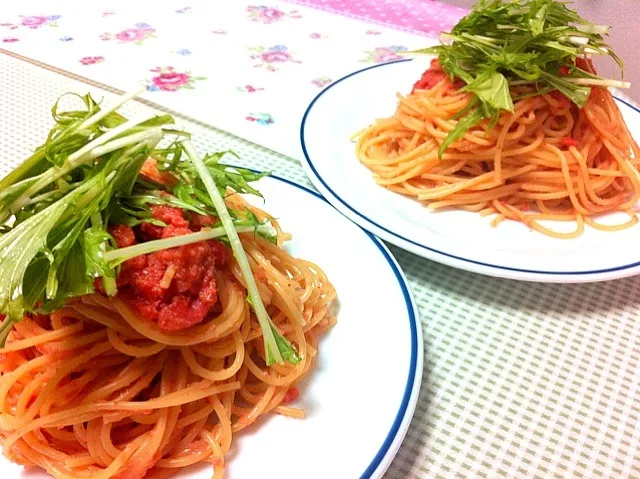 さっぱり和風明太子パスタ|みきさん