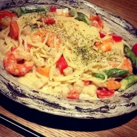 Snapdishの料理写真:旦那様のんまパスタ♥|知佳さん