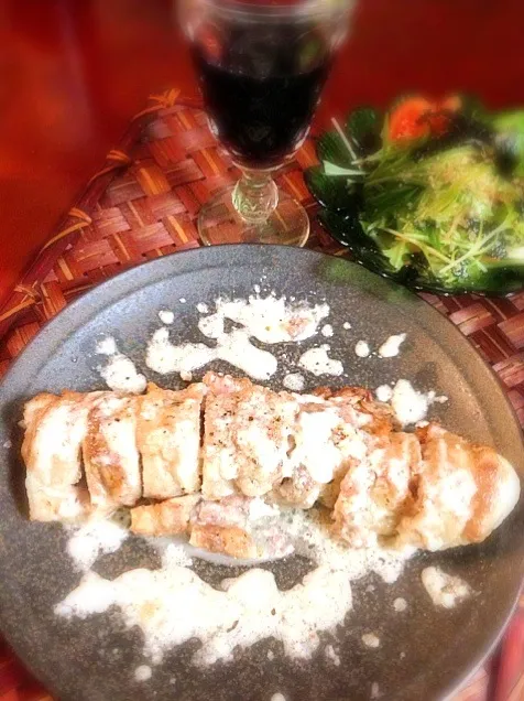 Snapdishの料理写真:cheese roll🍖チーズロール by chef hubby|🌈Ami🍻さん