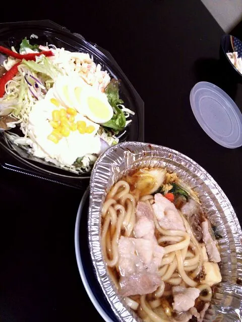 豚すき焼きうどんなり～♪|ハムなおさん