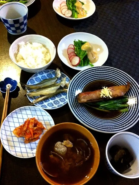 金目鯛の煮付け定食|こんぶさん