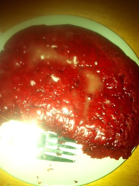 Red velvet pancake..with cream cheese glaze!!|hannahさん