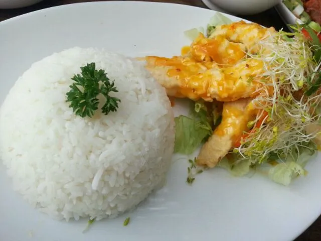 Fried Dori with Orange Sauce and Rice|Agnes Jeoさん