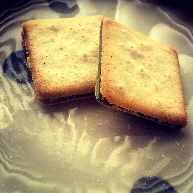 Snapdishの料理写真:Matcha chocolate cookie|キムさん