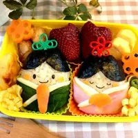 Snapdishの料理写真:ひな祭り(キャラ弁)|かなたんママさん