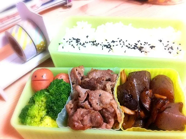 Snapdishの料理写真:本日の彼氏くんお弁当。|ねこ。さん