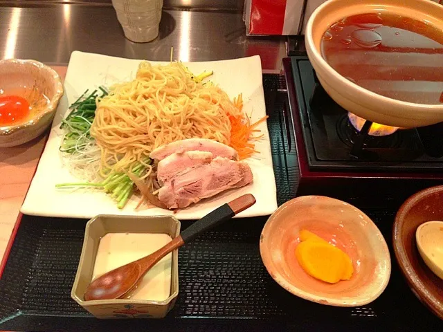 極上の和風つけ麺。たまらんなぁ。|たけうちさん