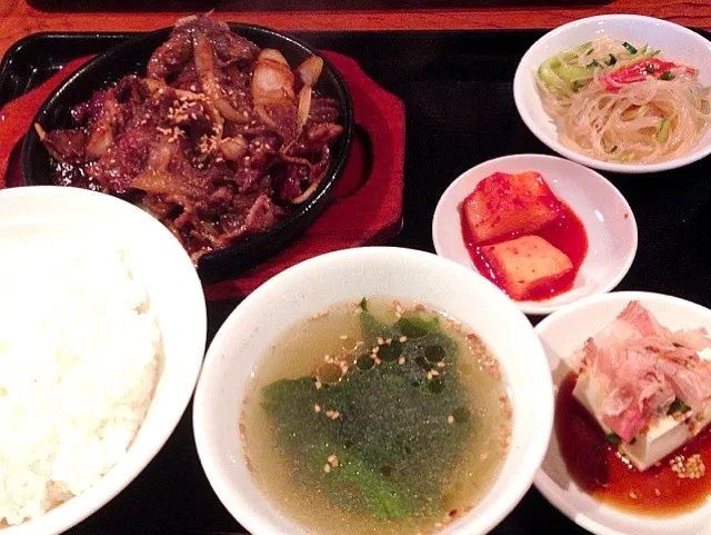 焼肉鉄板定食|ちびさん