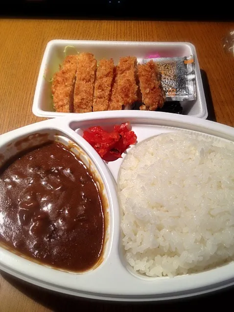 カツカレー弁当|プラムてつ。さん