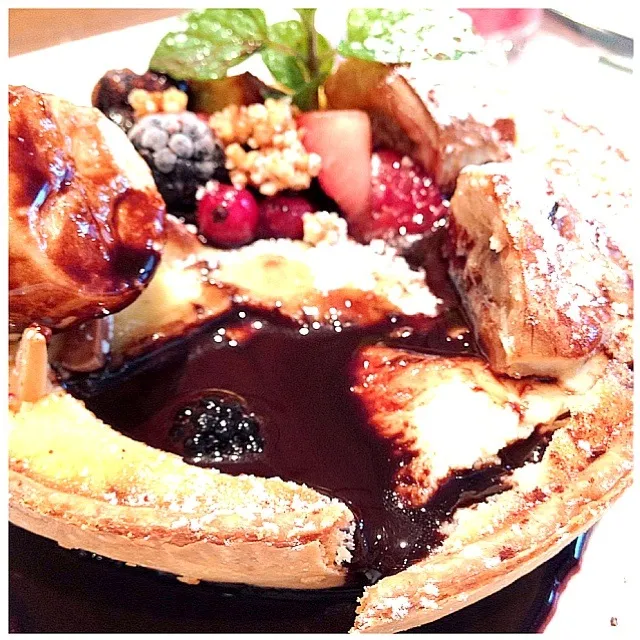 Chocolate fruit tart|12Dragonさん