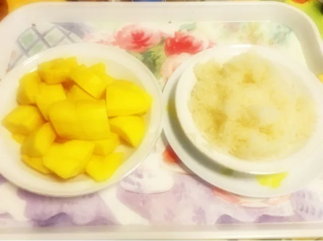 Sticky rice & mango|yui-watchcatさん