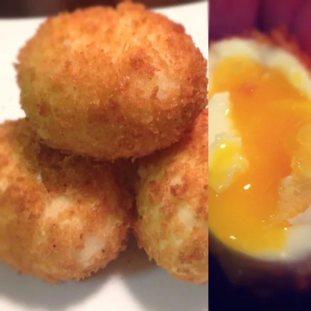 Panko Breaded soft boiled and fried eggs.|Brian Churchillさん