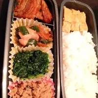 Snapdishの料理写真:夫の弁当♥|石吉さん