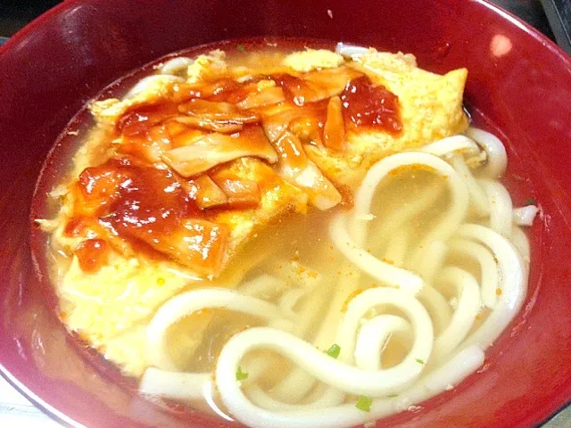 Snapdishの料理写真:かに玉あんかけうどん|ユウさん