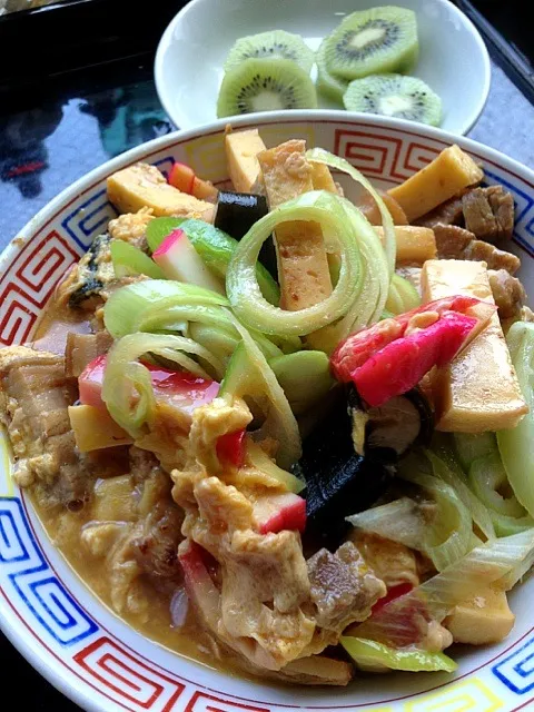 旦那膳（＾Ｏ＾）ごちゃ混ぜ丼        (￣▽￣)|くめさん