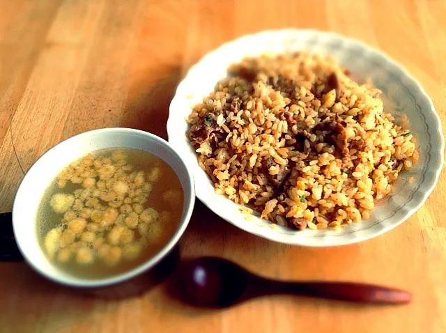 炒飯と中華スープ|しほさん