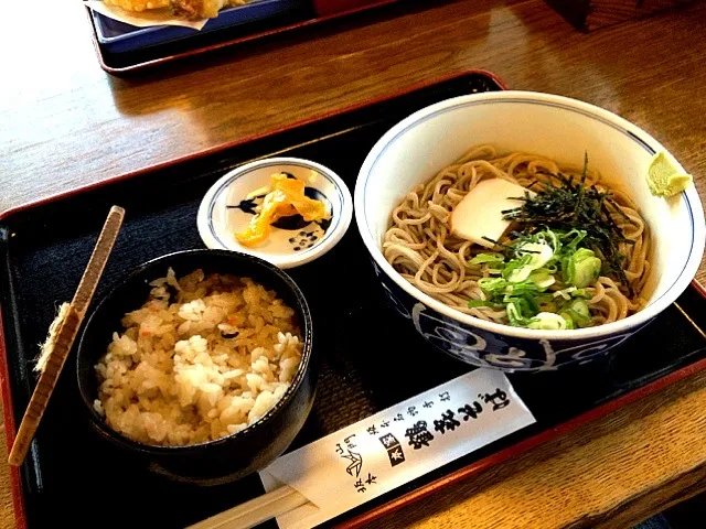 ぶっかけそば定食|しょこさん