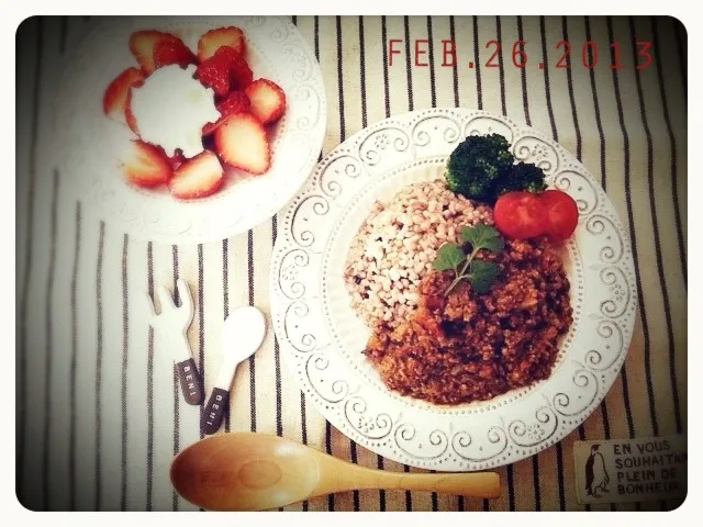 今日のランチ＊|りおさん